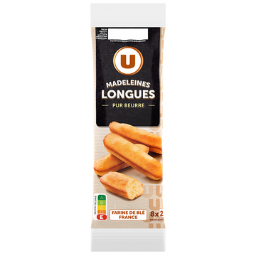 U Madeleines longues pur beurre - 250g