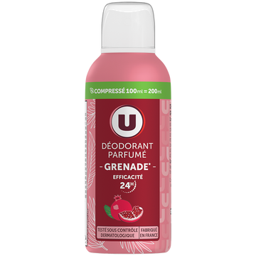 U Déodorant compressé femme grenade - 100ml