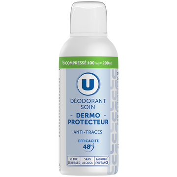 BY U Déodorant compressé soin invisible coton U atomiseur 100ml