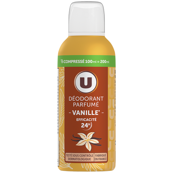 U Déodorant vanille compressé, 100 ml