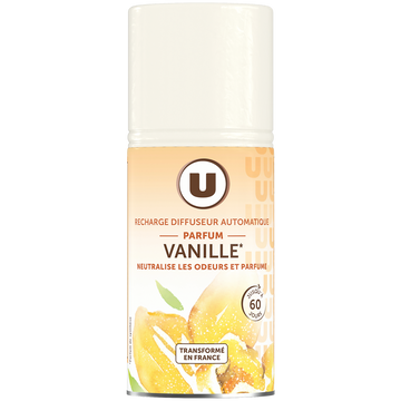 U Recharge Désodorisant diffuseur automatique Vanille, 250ML