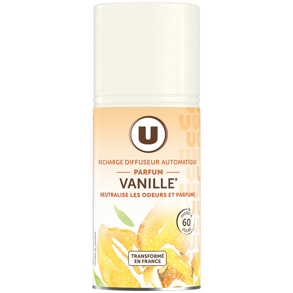 U Recharge Désodorisant diffuseur automatique Vanille, 250ML