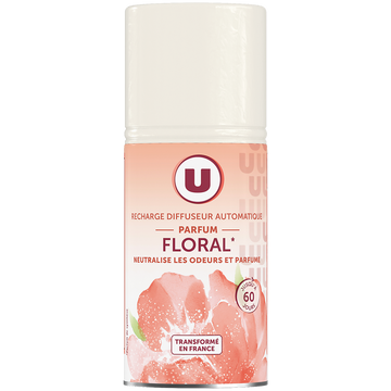U Recharge Désodorisant diffuseur automatique Floral, 250ML