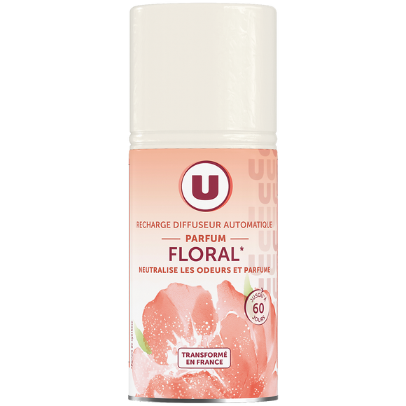 U Recharge Désodorisant diffuseur automatique Floral, 250ML