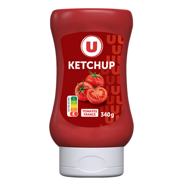 U Ketchup nature flacon souple 340g