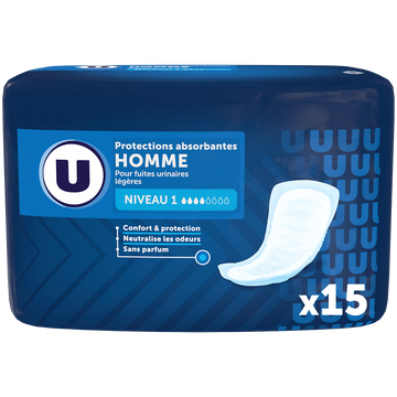 U Protections anatomiques pour homme niveau 1 <- X15