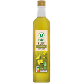 U BIO Huile de colza & d'olive vierge extra -, bouteille 750ml