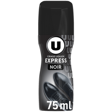 U Cirage applicateur noir, 75ml