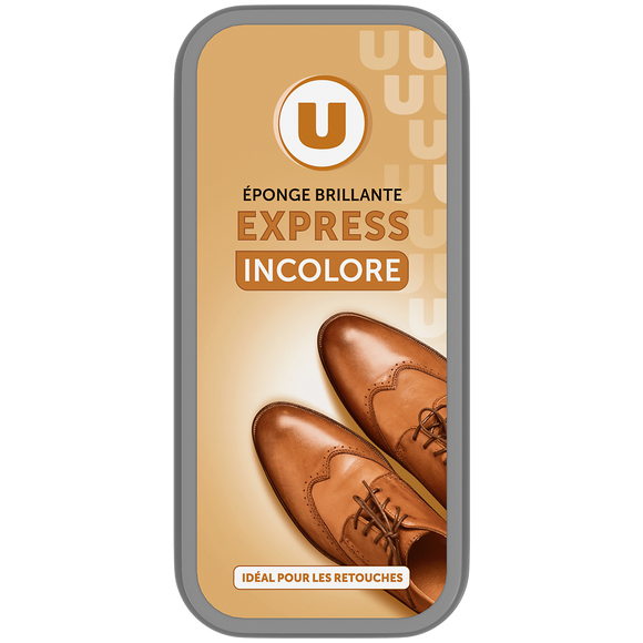 U Éponge auto-lustrante incolore