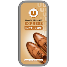 U Éponge auto-lustrante incolore