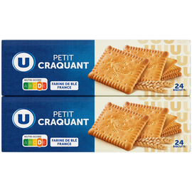 U Biscuit craquant  2 paquets de 150g, 300g