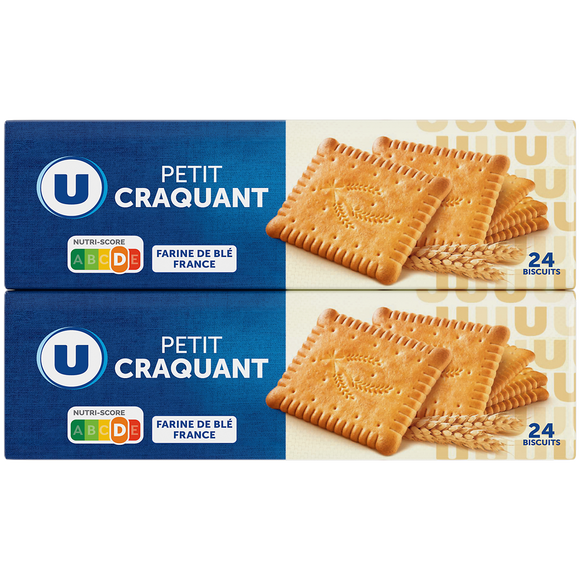 U Biscuit craquant 2 paquets de 150g, 300g