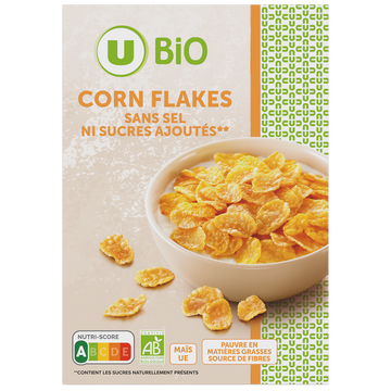 U BIO Céréales Corn flakes 375g
