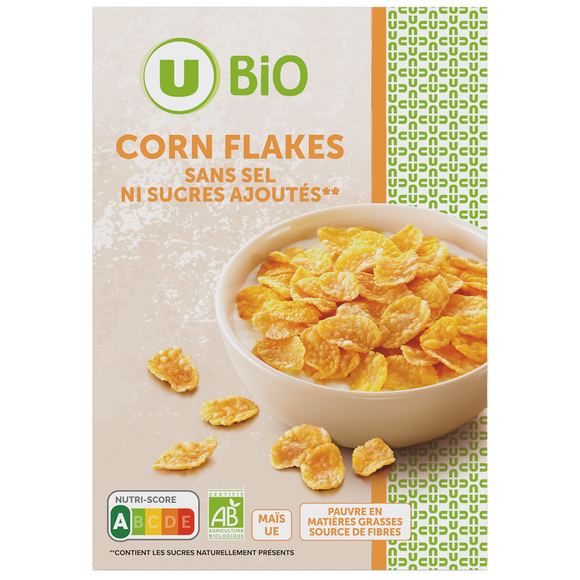 U BIO Corn flakes   375g
