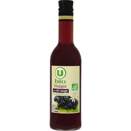 U BIO Vinaigre de vin rouge  bouteille en verre de 50cl