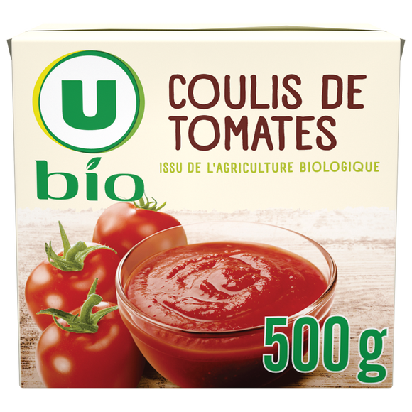 U BIO Coulis tomate bio 500G