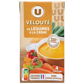 U Soupe Velouté de légumes à la crème brique de 1l
