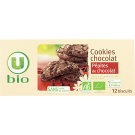 U BIO Cookies chocolat pépite de chocolat paquet de 175 g
