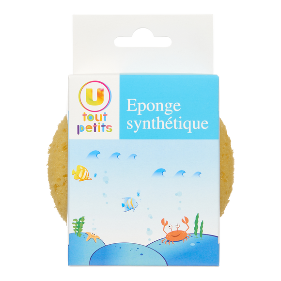 U TOUT PETITS Eponge synthétique ronde