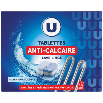 U Anticalcaire tablettes compactes  x16, 12g