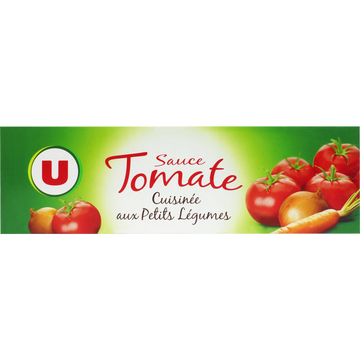 U Sauce tomate petits légumes  tube de 180g
