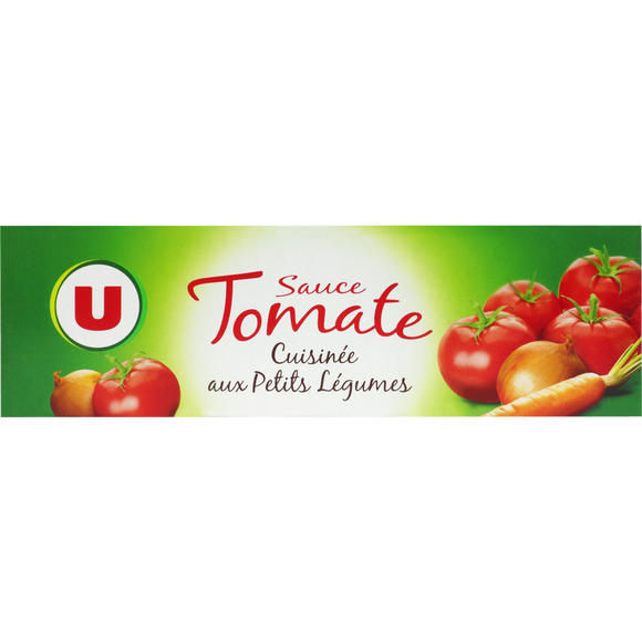 U Sauce tomate petits légumes  tube de 180g