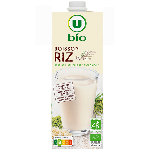 U BIO Boisson végétale au riz 1l