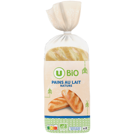 U BIO Pains au lait  x8 - 280g