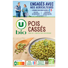 U BIO Pois cassés boîte de 500g