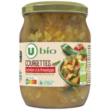 U BIO Courgettes cuisinées à la provençale - Bocal 520g