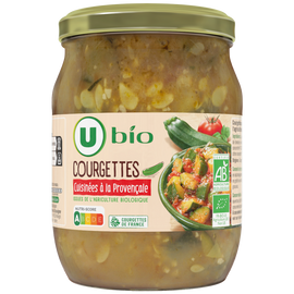 U BIO Courgettes cuisinées à la provençale - Bocal 520g