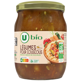 U BIO Légumes pour couscous - Bocal 520g