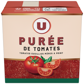 U Purée de tomate  brique de 500g
