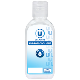 U Gel nettoyant mains hydroalcoolique antibactérien sans rinçage  75ml