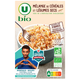 U BIO Mélange de céréales et légumes secs  étui de 500g