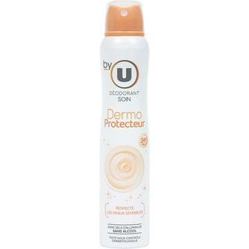 BY U Déodorant pour femme 24H dermoprotecteur  atomiseur de 200ml