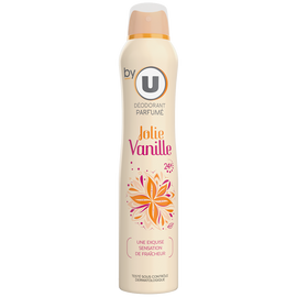 BY U Déodorant pour femme 24H jolie vanille  atomiseur de 200ml