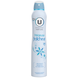BY U Déodorant pour femme 24H précieuse fraîcheur  atomiseur de 200ml