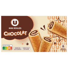 U Gâteau Mini roulé au chocolat paquet de 150g