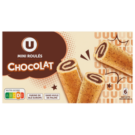 U Gâteau Mini roulé au chocolat paquet de 150g