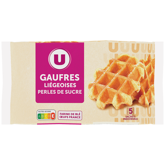 U Gaufres liégeoises perles de sucre 275g