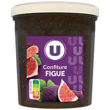 U Confiture extra de figue pot de 370g