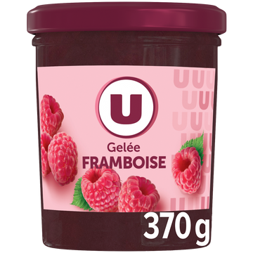 U Gelée extra de framboise 370g