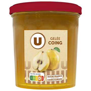 U Gelée extra de coing  pot de 370g