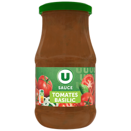 U Sauce tomates et basilic  bocal de 420g