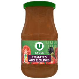 U Sauce tomates et olives  bocal de  420g