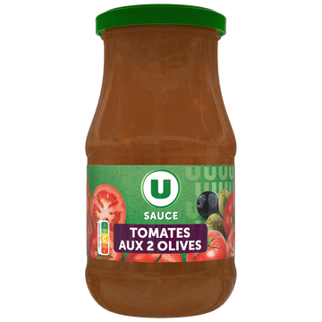 U Sauce tomates et olives  bocal de  420g