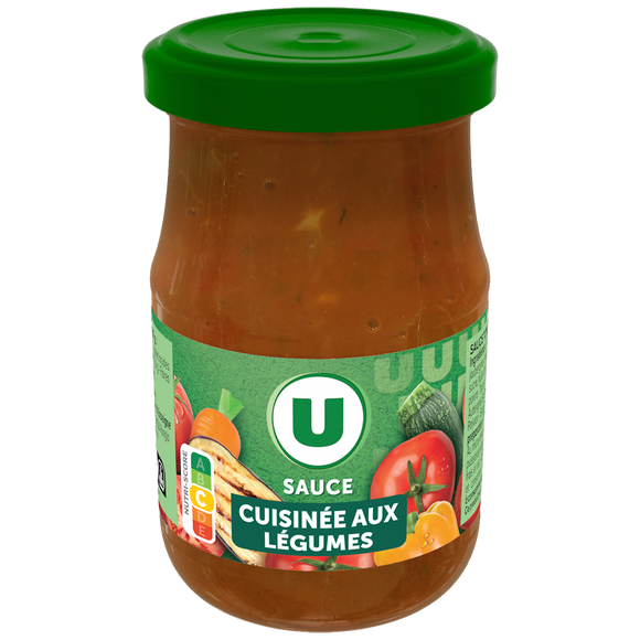U Sauce cuisinée aux légumes  pot de 200g