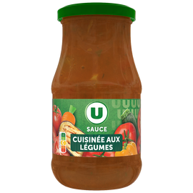 U Sauce cuisinée aux légumes  bocal de 420g