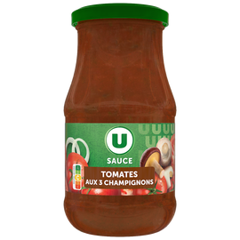U Sauce tomates et champignons   boîte de 446ml 420g